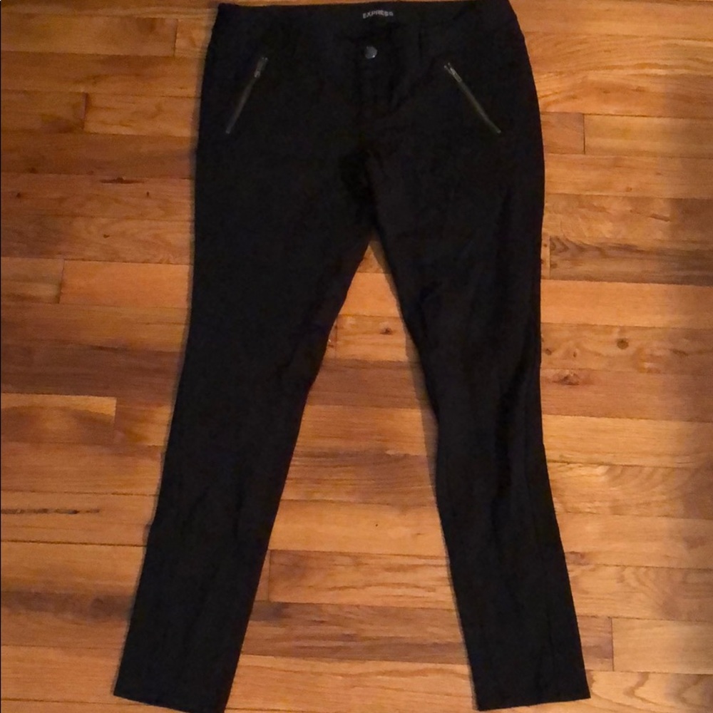 Express stretchy fabric black pants